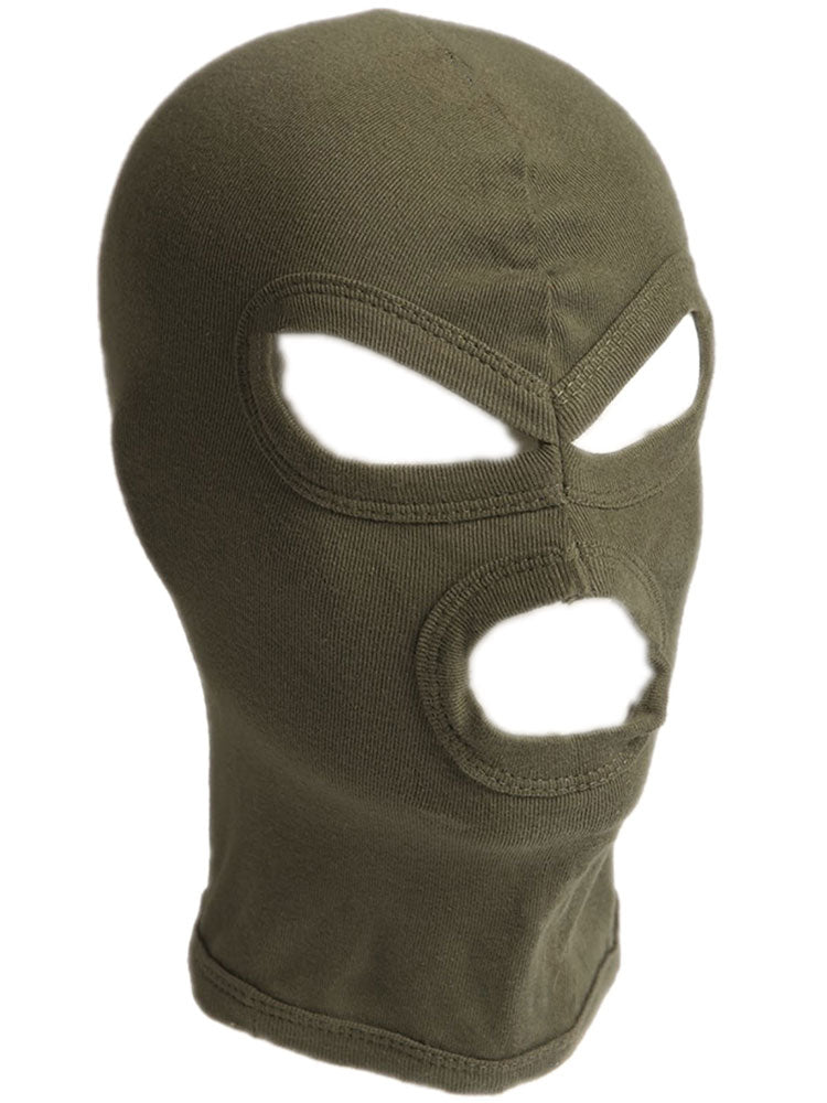 BALACLAVA-Sturmhaube dünn Baumwolle oliv