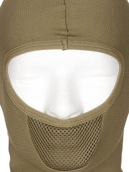 Balaclava "Tactical", 1-Loch, tropenbraun