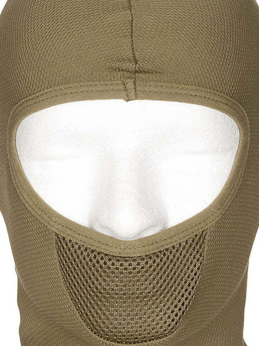 Balaclava "Tactical", 1-Loch, tropenbraun