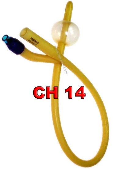 Ballon-Dauer-Katheter aus Latex / Silikon - CH 14