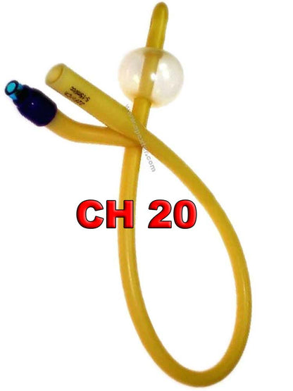 Ballon-Dauer-Katheter aus Latex / Silikon - CH 20