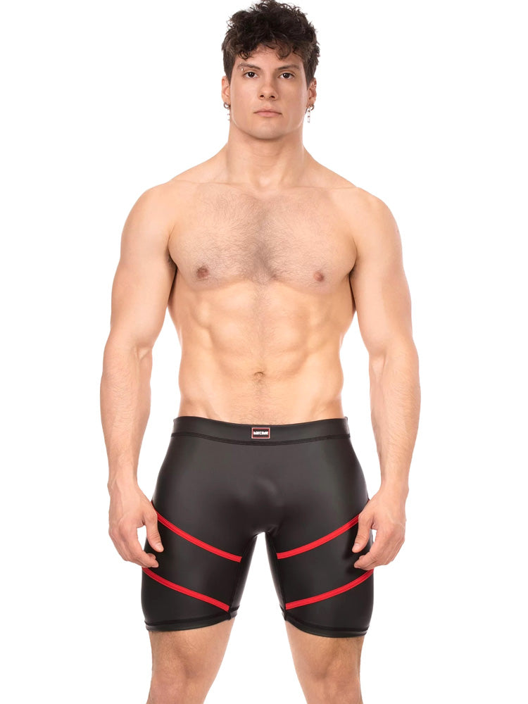 BARCODE Biker Short NURU schwarz-rot