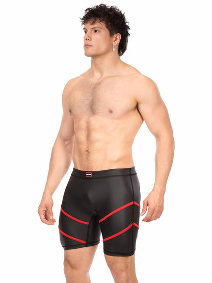 BARCODE Biker Short NURU schwarz-rot