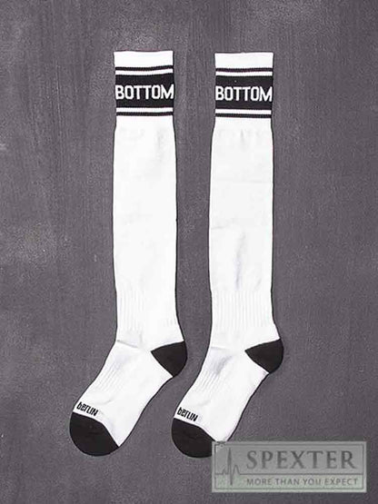 BARCODE Identity Socken weiss - schwarz BOTTOM