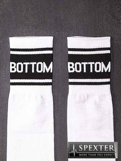 BARCODE Identity Socken weiss - schwarz BOTTOM