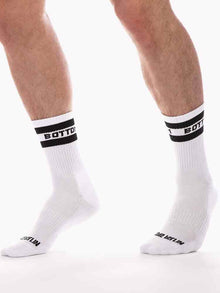 BARCODE BOTTOM Fetish Half Socks