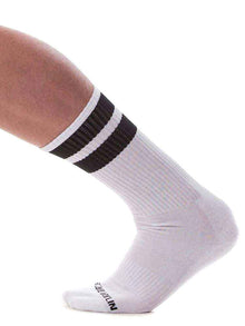 BARCODE Gym Socks weiss-schwarz