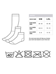 BARCODE Gym Socks schwarz-weiss