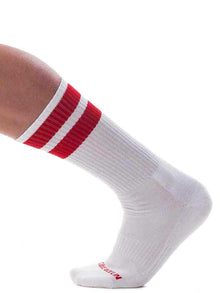 BARCODE Gym Socks weiss-rot