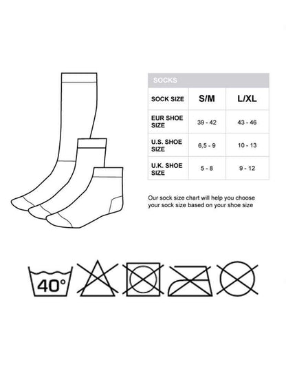 BARCODE Gym Socks weiss-royal