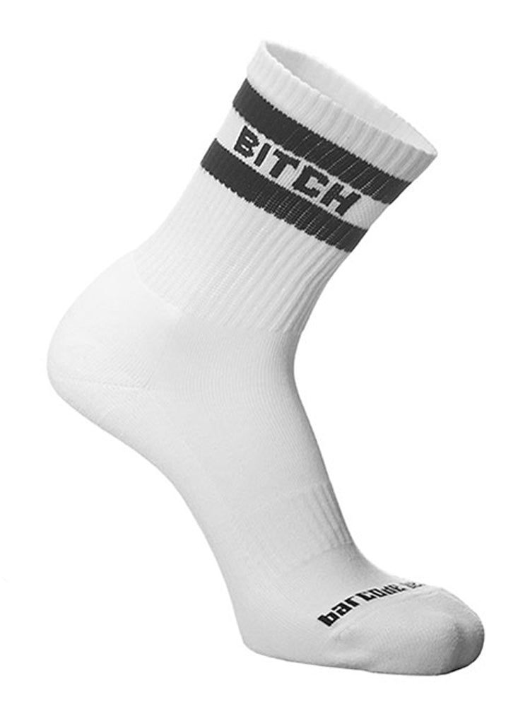 BARCODE BITCH Fetish Half Socks