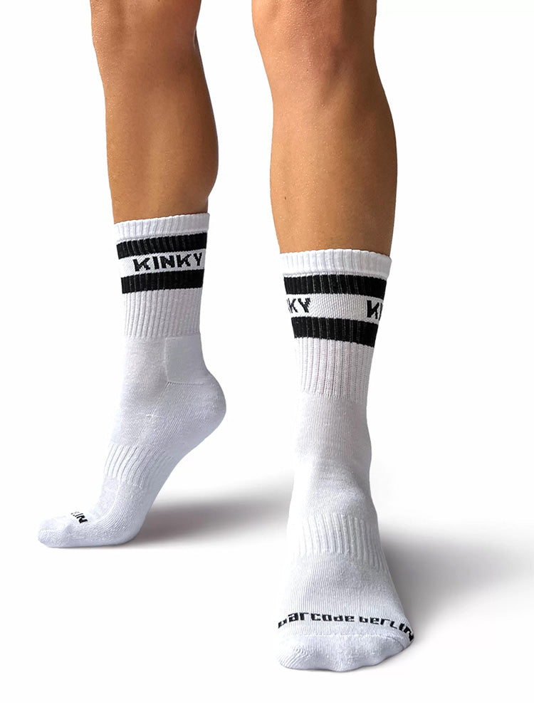 BARCODE KINKY Fetish Half Socks