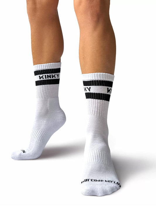 BARCODE KINKY Fetish Half Socks