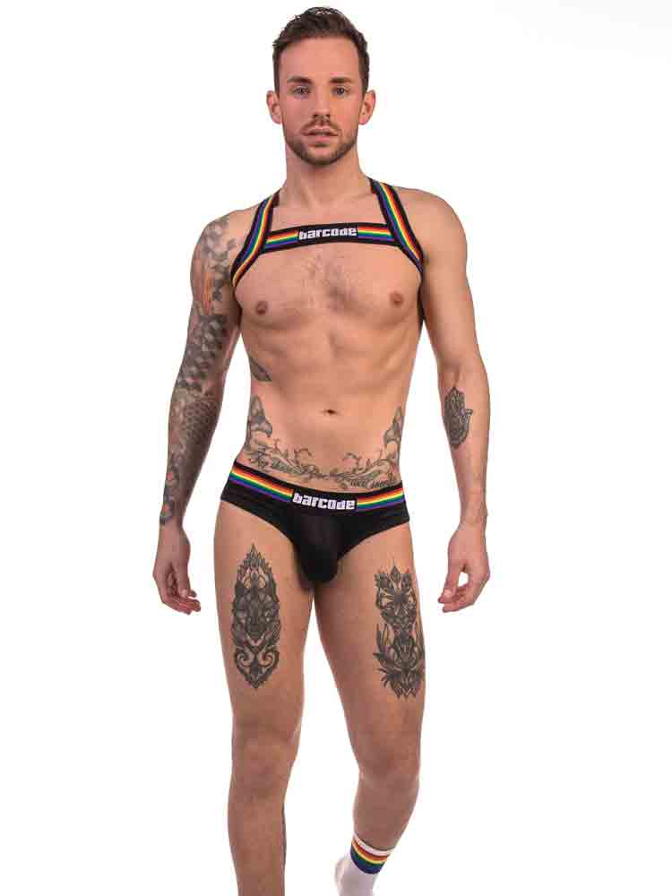 Barcode Harness PRIDE - schwarz