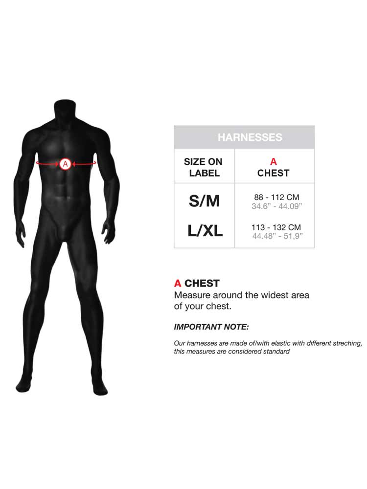Barcode Harness PRIDE - schwarz