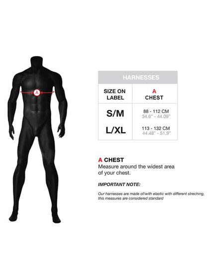 Barcode Harness PRIDE - schwarz