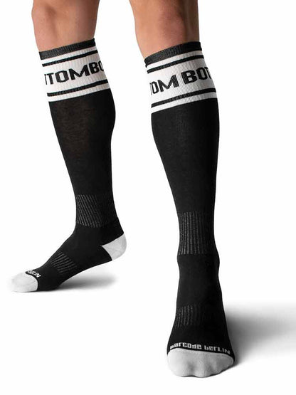 BARCODE Identity Socken schwarz - weiss BOTTOM