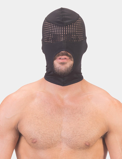 BARCODE Mesh Eye Fetisch Maske TROY