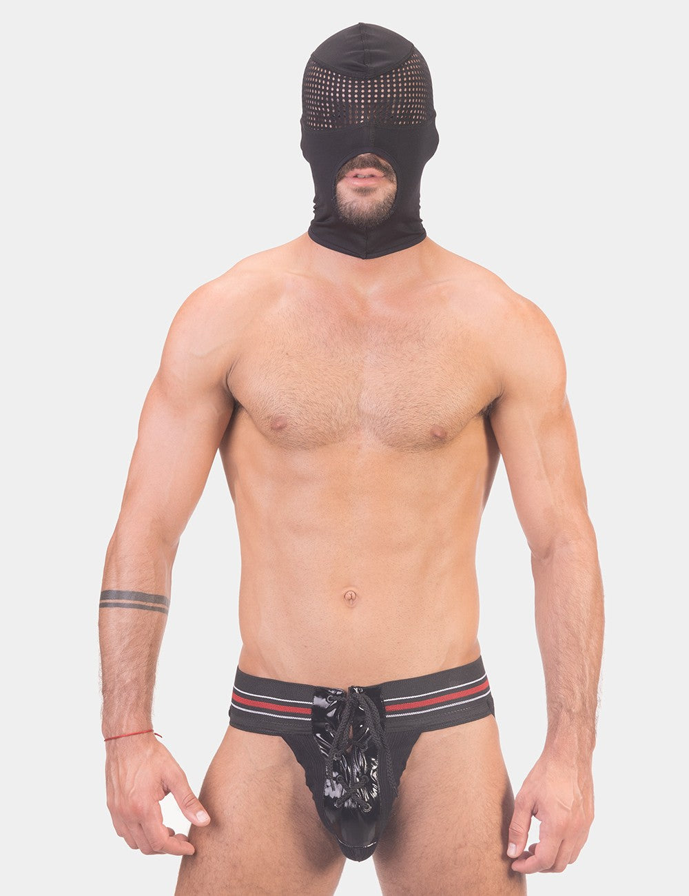 BARCODE Mesh Eye Fetisch Maske TROY