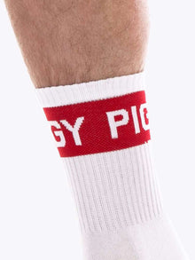 BARCODE PIGGY Fetish Half Socks