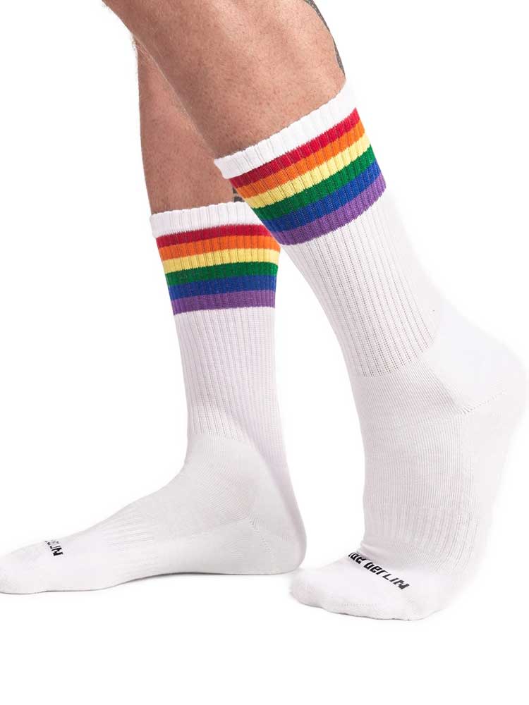BARCODE PRIDE Fetish Half Socks