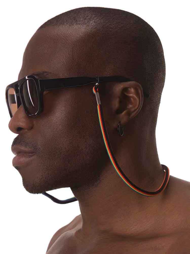 Barcode Rainbow Pride Brillenband