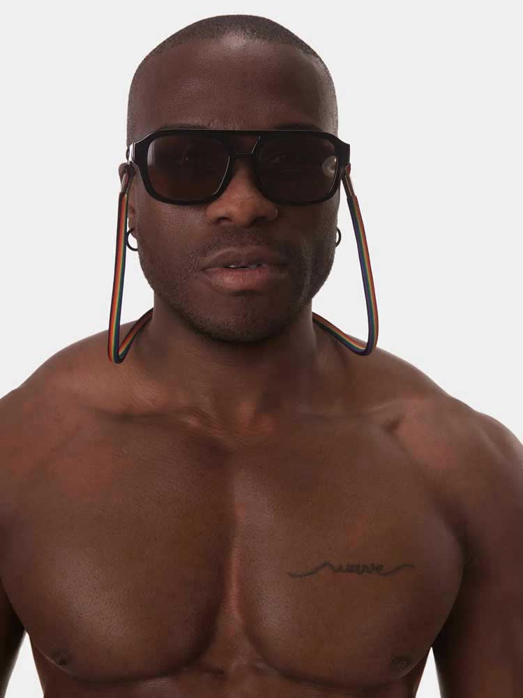 Barcode Rainbow Pride Brillenband