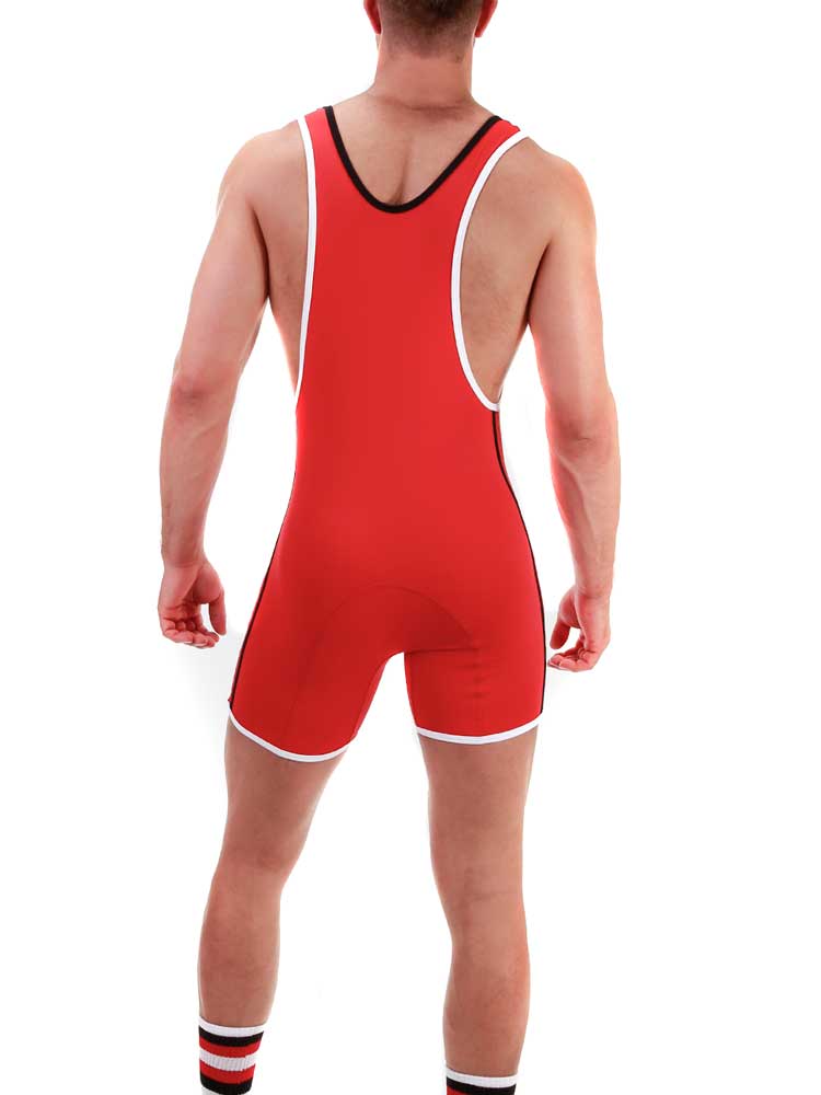 Barcode Singlet ALLAN rot-schwarz-weiss