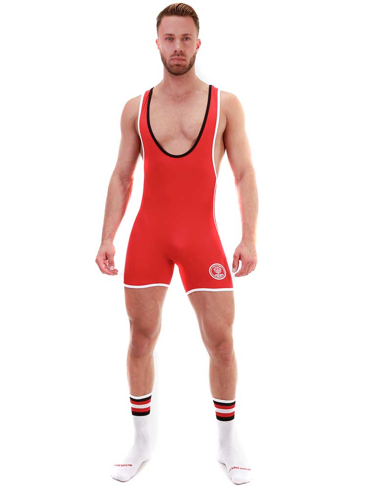 Barcode Singlet ALLAN rot-schwarz-weiss
