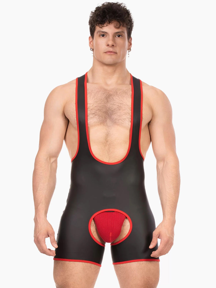 BARCODE Singlet KAM - schwarz-rot