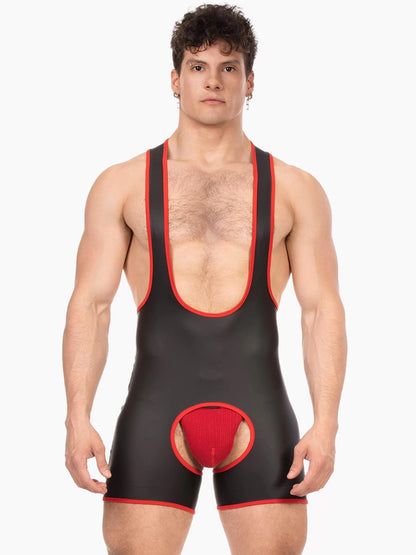 BARCODE Singlet KAM - schwarz-rot