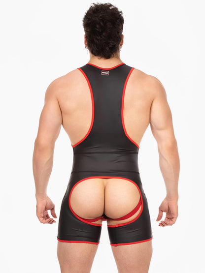 BARCODE Singlet KAM - schwarz-rot