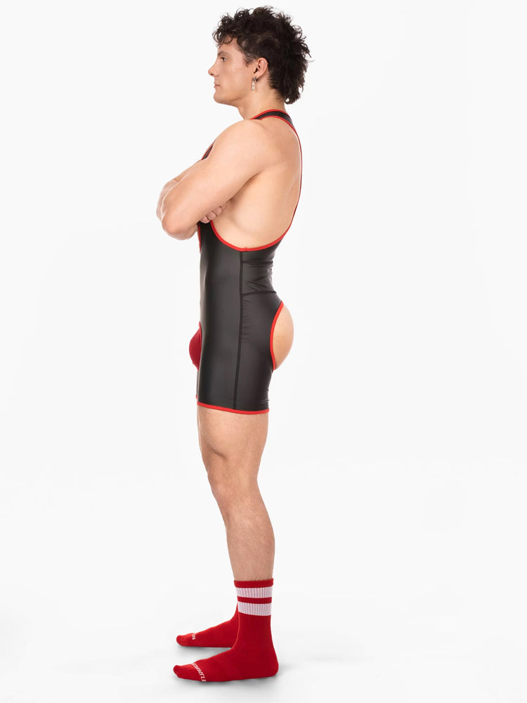 BARCODE Singlet KAM - schwarz-rot