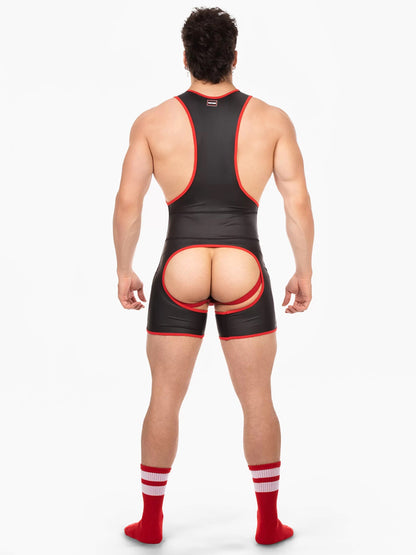 BARCODE Singlet KAM - schwarz-rot