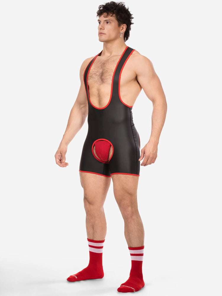 BARCODE Singlet KAM - schwarz-rot