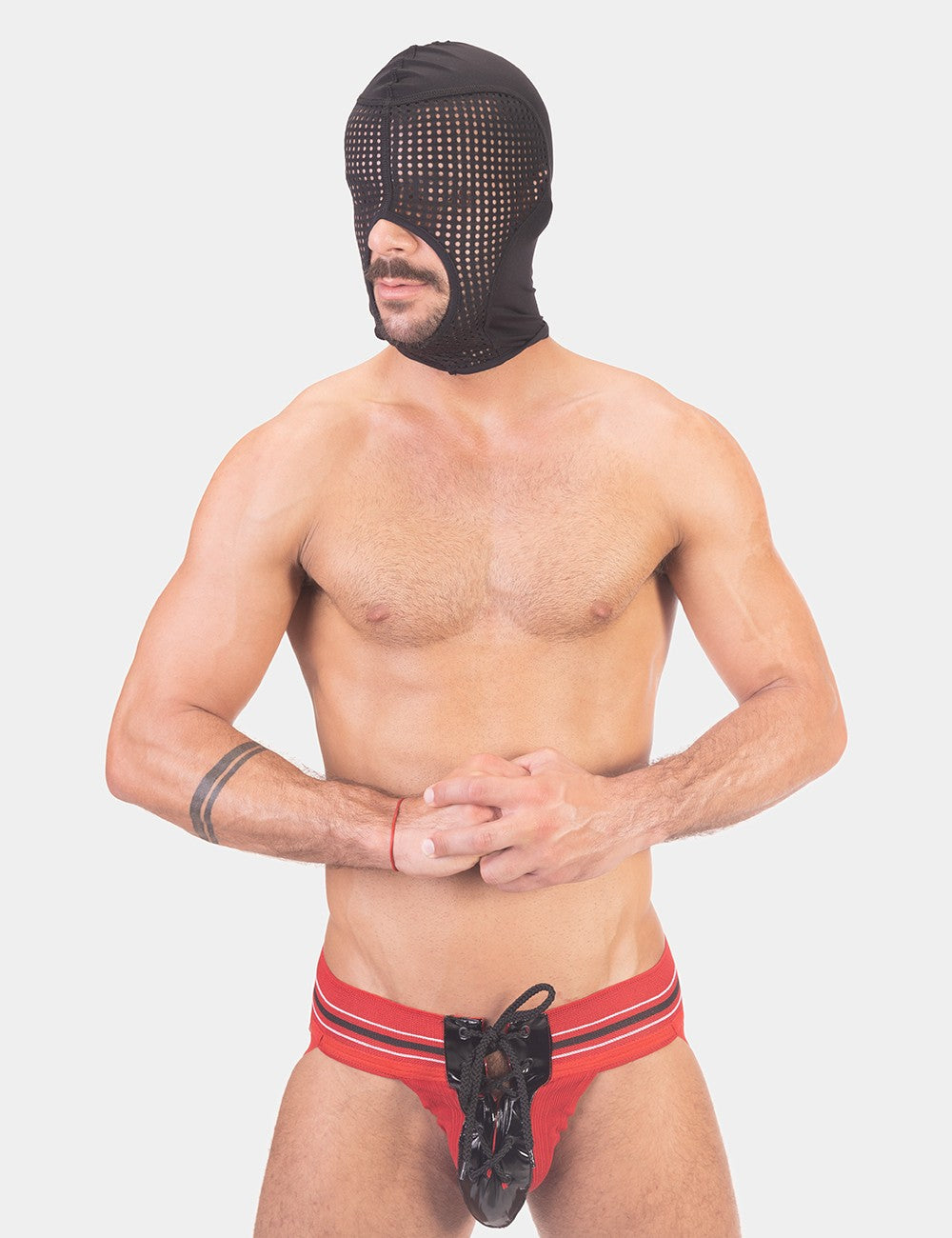 BARCODE Mesh Eye Suck Fetisch Maske ANGEL
