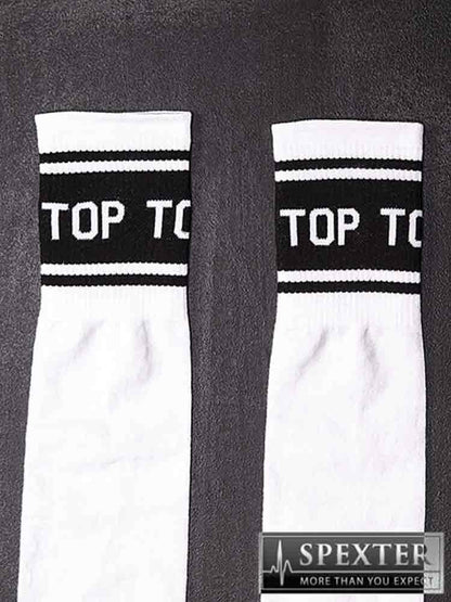 BARCODE Identity Socken weiss - schwarz TOP