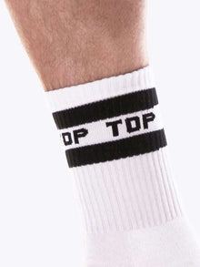 BARCODE TOP Fetish Half Socks