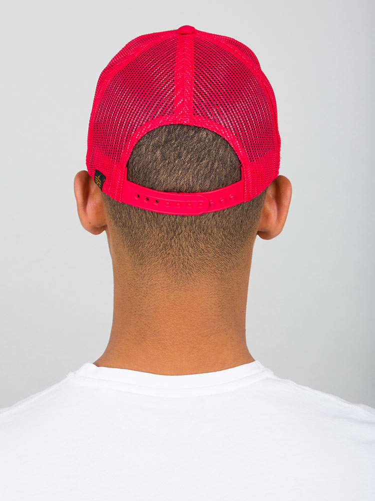 Alpha Industries Basic Trucker Cap - speed red