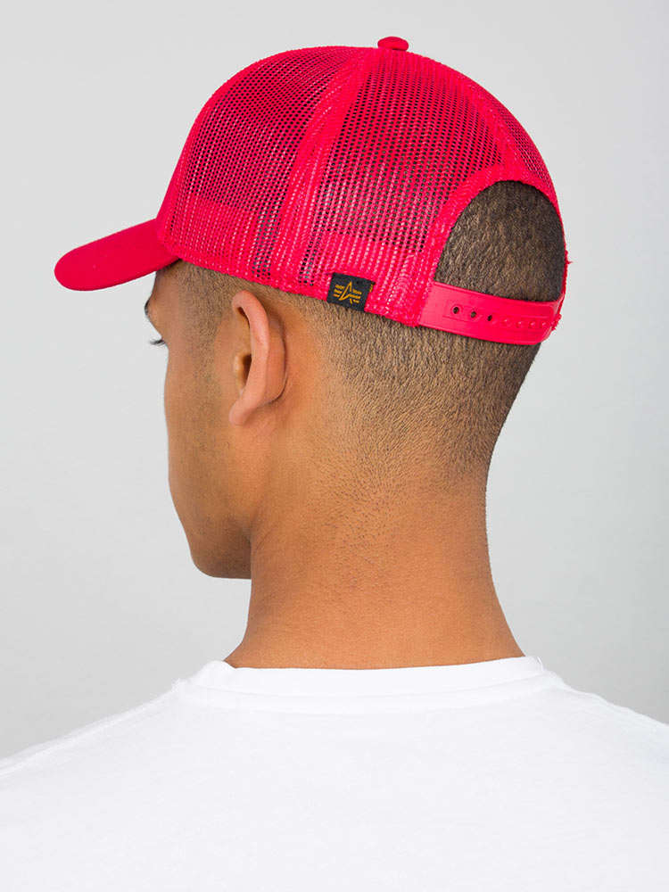 Alpha Industries Basic Trucker Cap - speed red