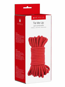 TIE ME UP Baumwollseil 10 Meter – rot