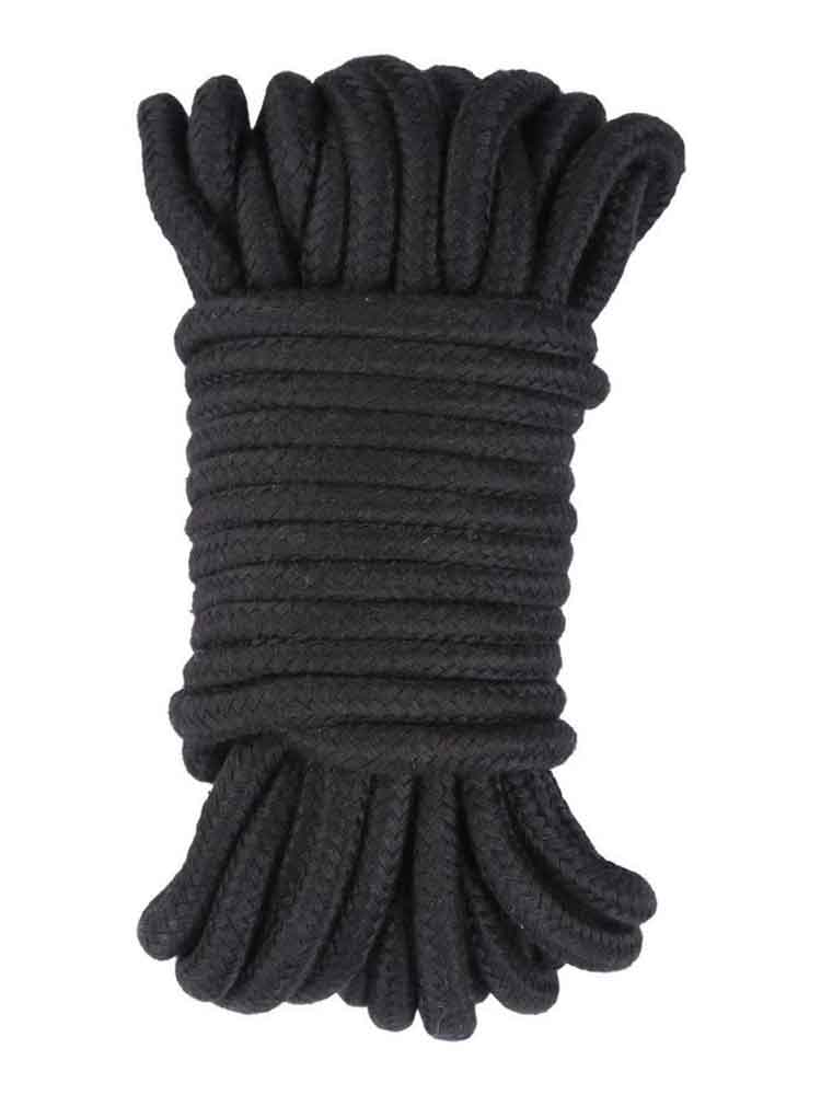 TIE ME UP Baumwollseil 10 Meter – schwarz