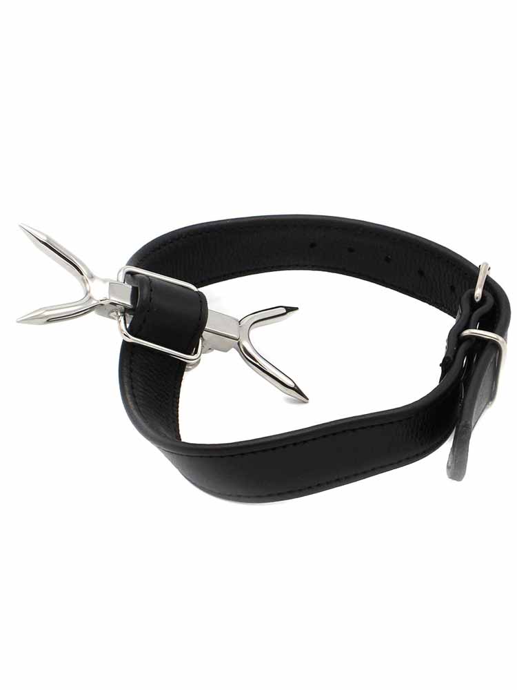 BDSM Halsband mit Gabel - einstellbar