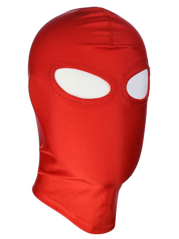 Spandex Maske, offene Augen rot