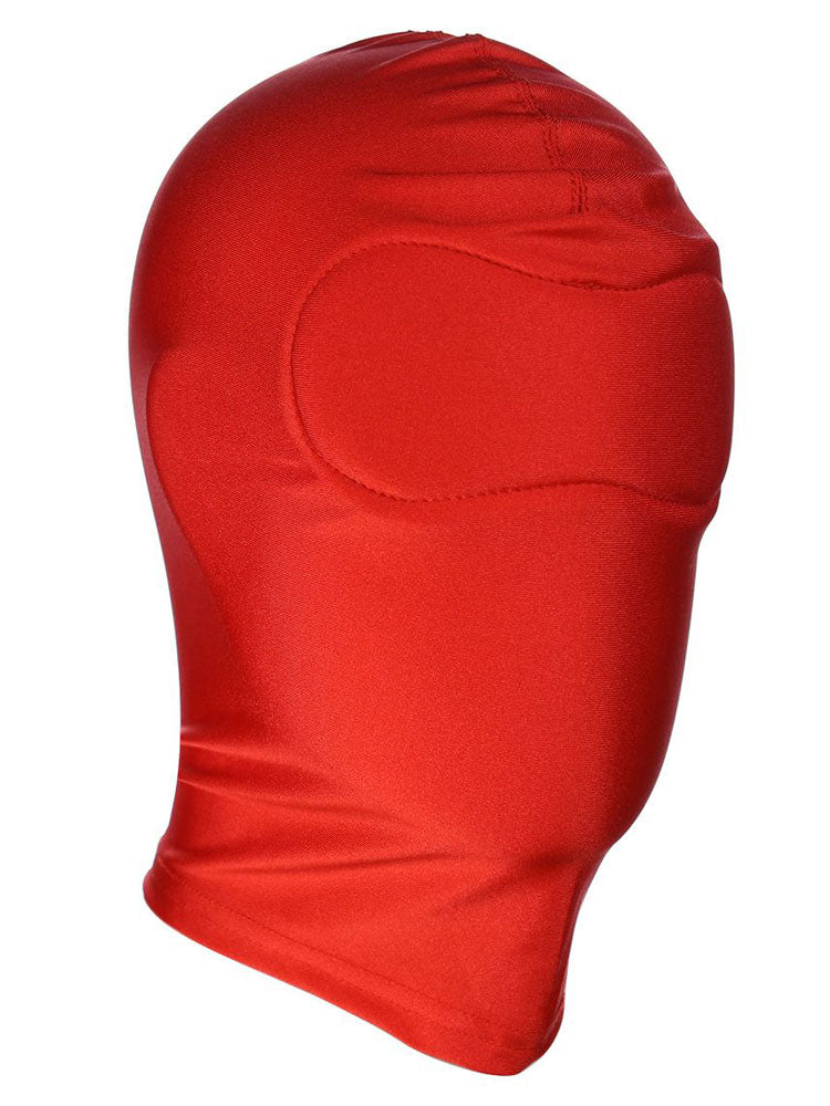 Spandex Maske, gepolsterte Augen, geschlossen rot