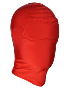 Spandex Maske, gepolsterte Augen, geschlossen rot