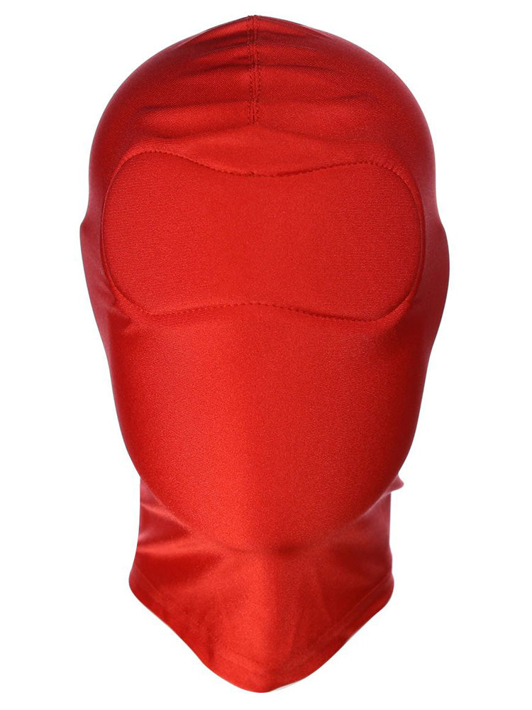 Spandex Maske, gepolsterte Augen, geschlossen rot