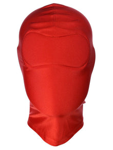 Spandex Maske, gepolsterte Augen, geschlossen rot