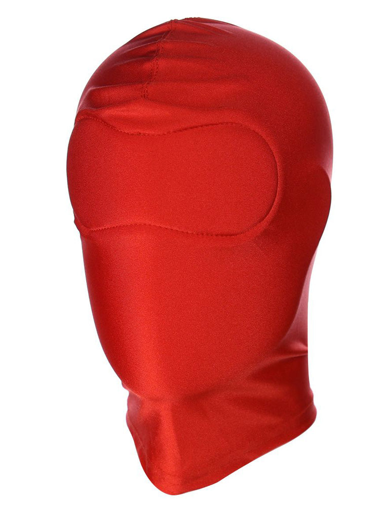 Spandex Maske, gepolsterte Augen, geschlossen rot