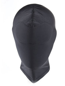 Spandex Maske, gepolsterte Augen, geschlossen schwarz